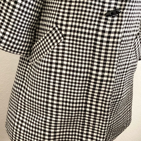 \H&M\ Houndstooth Draping Coat - Picture 5 of 16